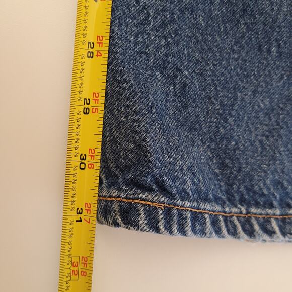 Vintage 90s 517 Levis Boot Cut Low Rise Blue Denim Jeans 11 Jr. M Cotton (29x31) - Picture 12 of 13